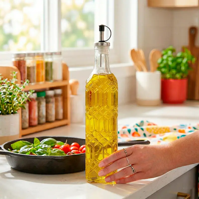 Aceitera De Cristal, 500 Ml 1