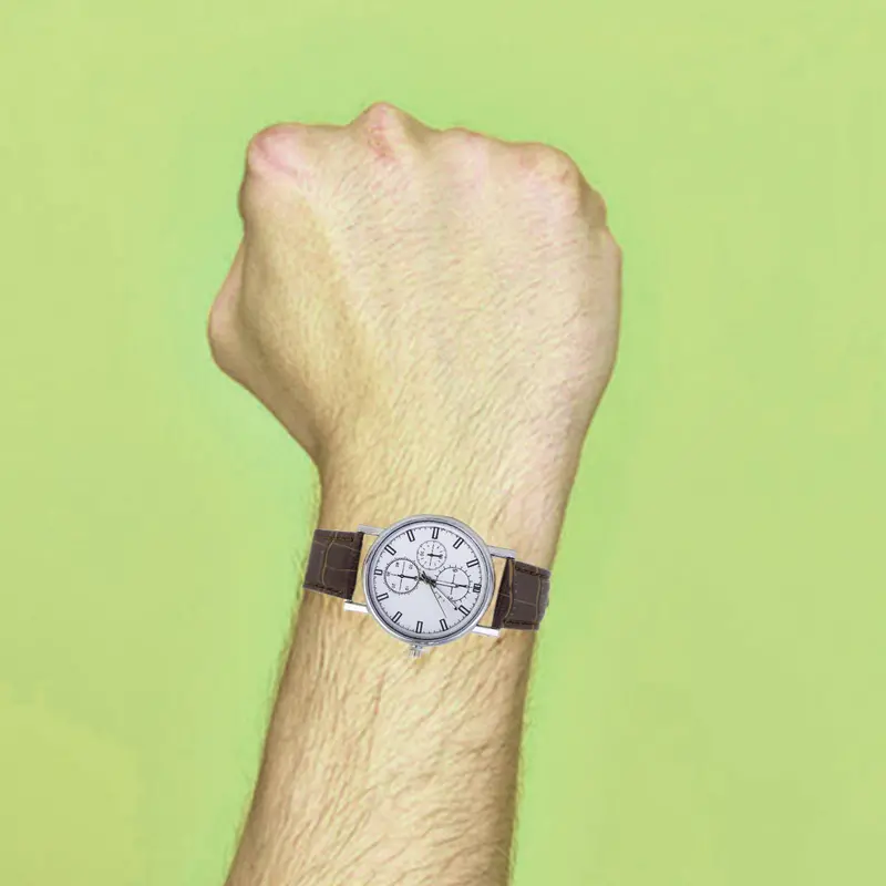 Actime Reloj Para Caballero Color Café 1