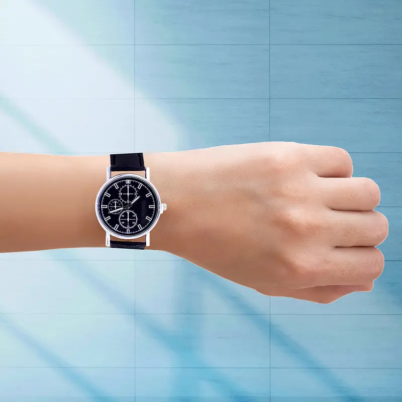 Actime Reloj Para Dama Color Negro Con Blanco 1
