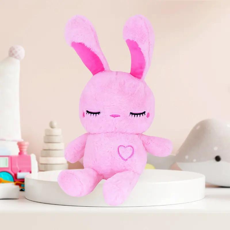 Adorable Conejo De Peluche Color Rosa 1