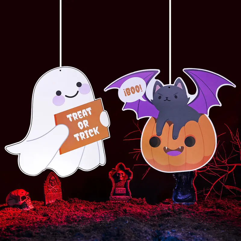 Adornos Colgantes Con Diseño De Fantasma Para Halloween 1