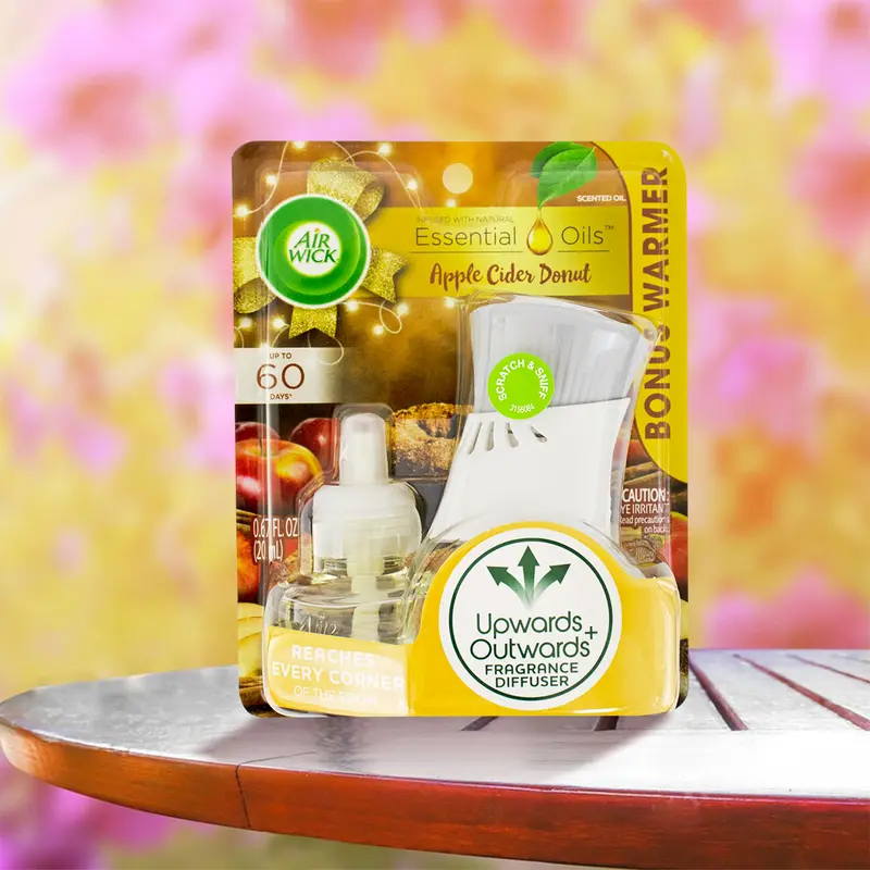 Air Wick Plug Aceites Perfumados Sidra De Manzana (Calentador + 1 Refil 0.67 Oz.) 1