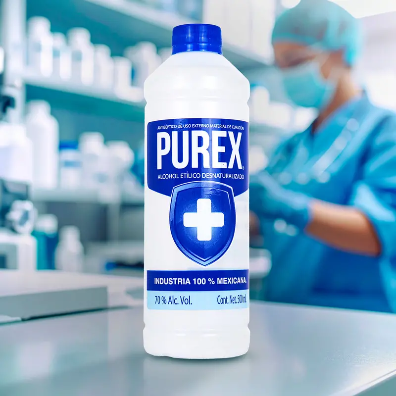 Alcohol Etílico, Purex, 500 Ml 2