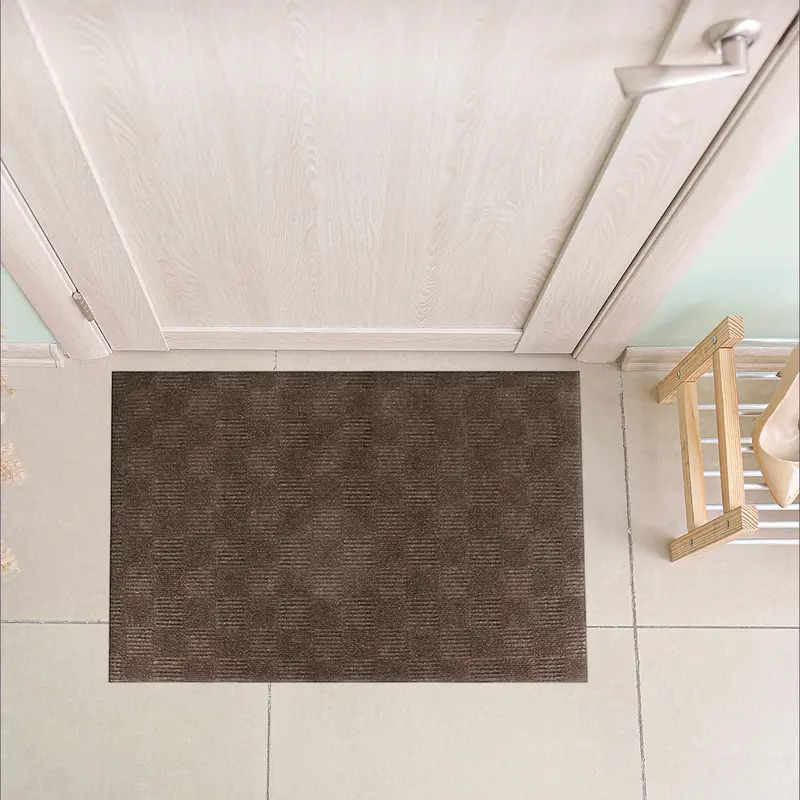 Alfombra Decorativa, Café, 87 X 56 Cm 1