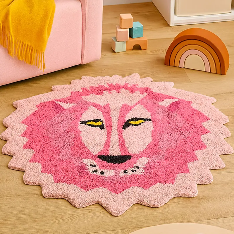 Alfombra León, Room2room, Color Rosa 1