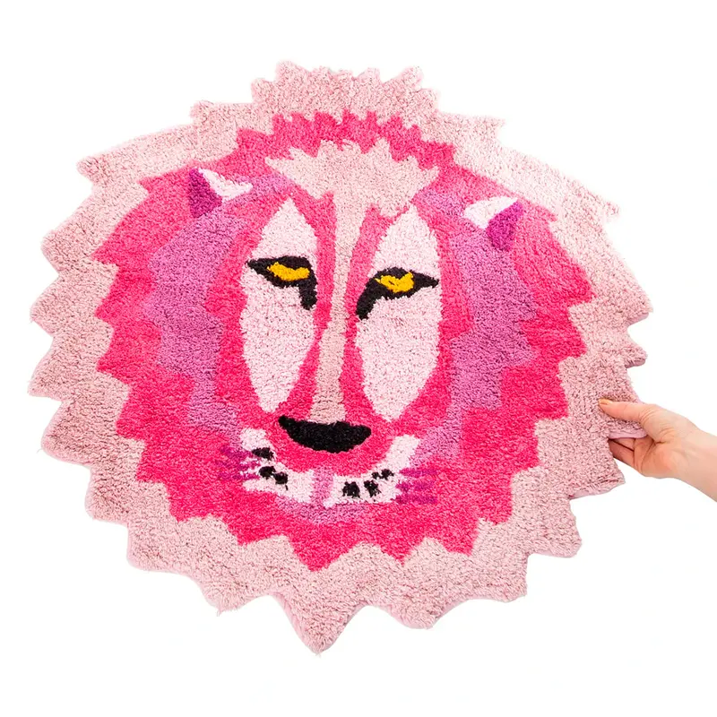 Alfombra León, Room2room, Color Rosa 2