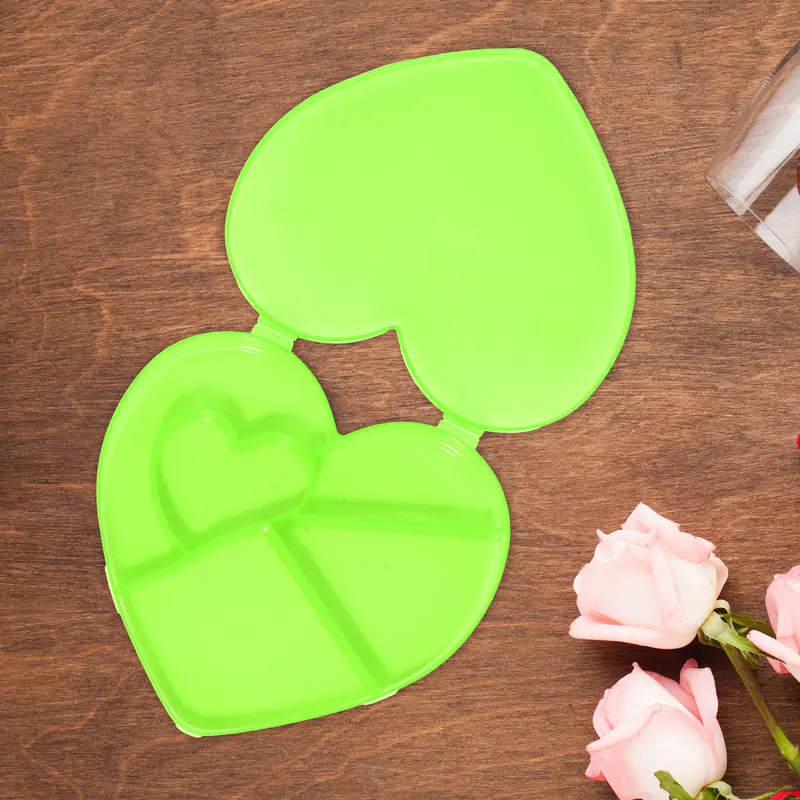 Alhajero En Forma De Corazón, Color Verde 1