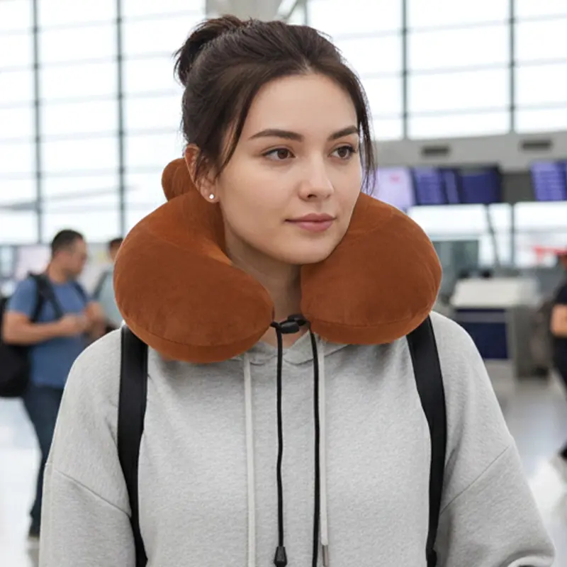 Almohada De Viaje Ergonómica, Diseño Oso 2