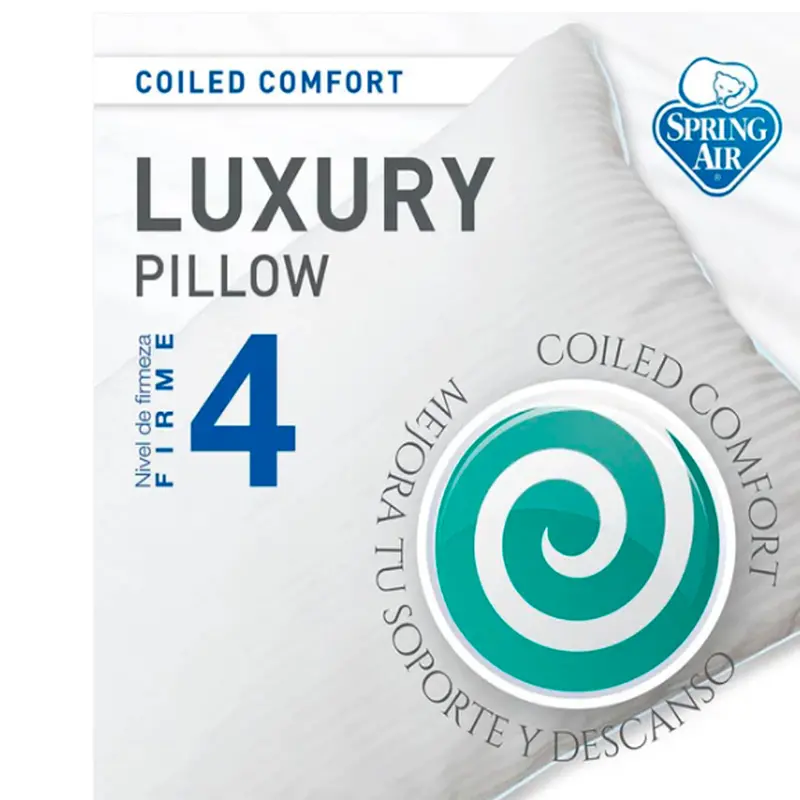 Almohada Spring Air Luxury Coiled Comfort Firme 4** 1