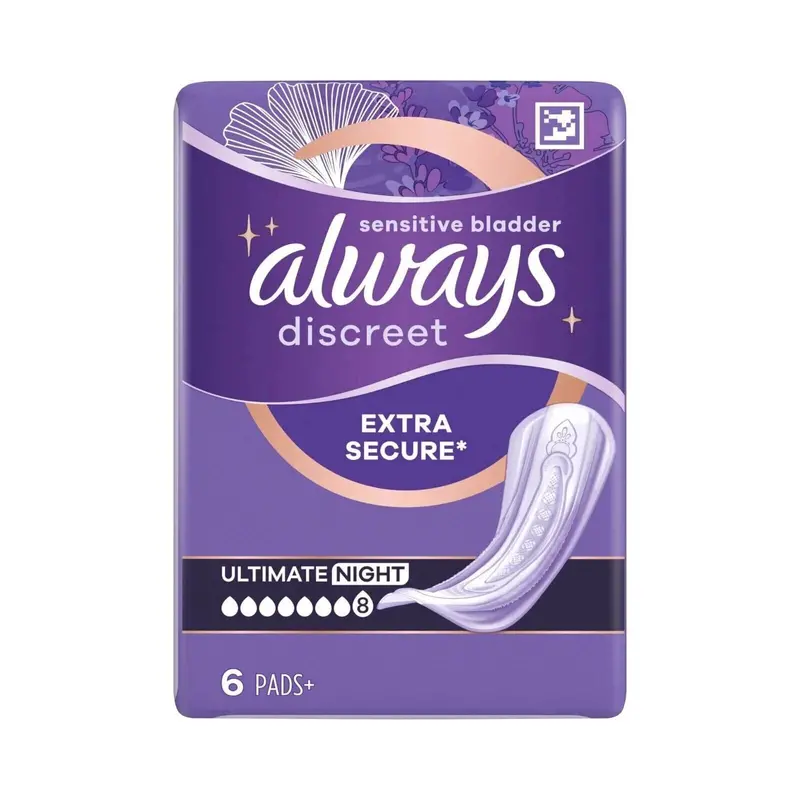 Always Discreet Pads Ultimate Night 6 Pcs 1