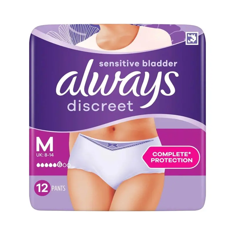 Always Discreet Pants Normal Medium 12 Pcs 1