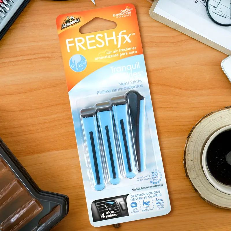 Ambientador Para Auto Con Clip, Armor All Freshfx, 4 Pzas 1