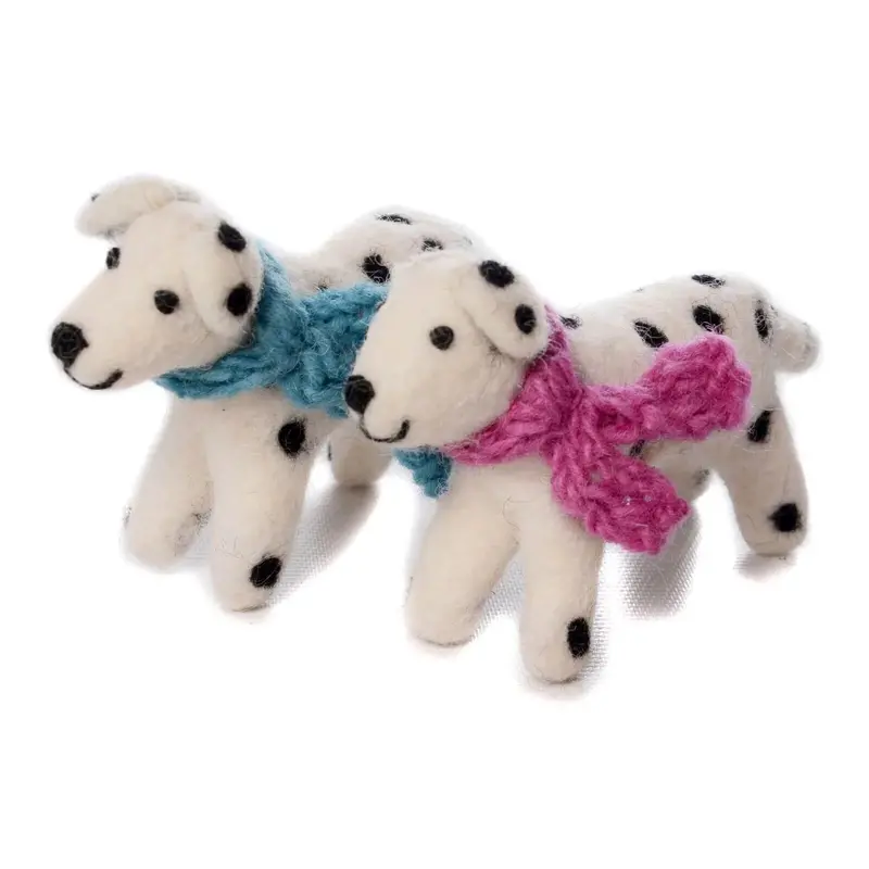 Amica Felt Dalmatian Toy 7.5Cm 1