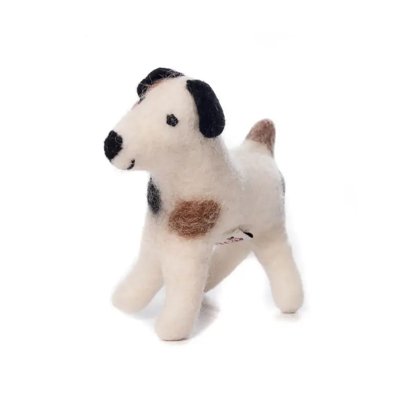Amica Felt Jack Russell Toy 15Cm 1