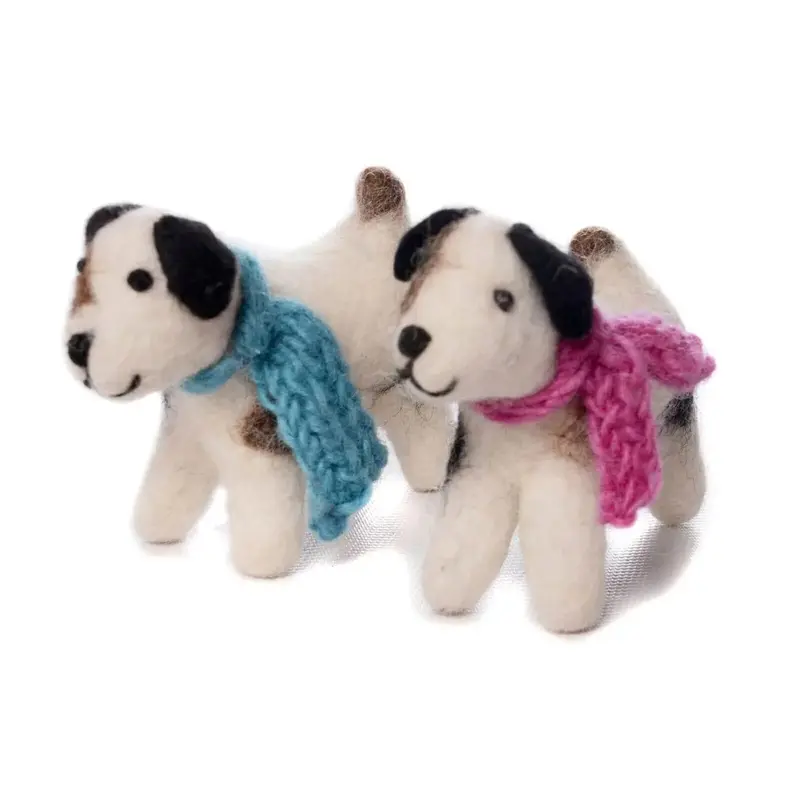 Amica Felt Jack Russell Toy 7.5Cm 1