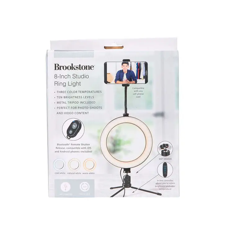 Anillo De Luz De Estudio Con Montaje, Brookstone 2