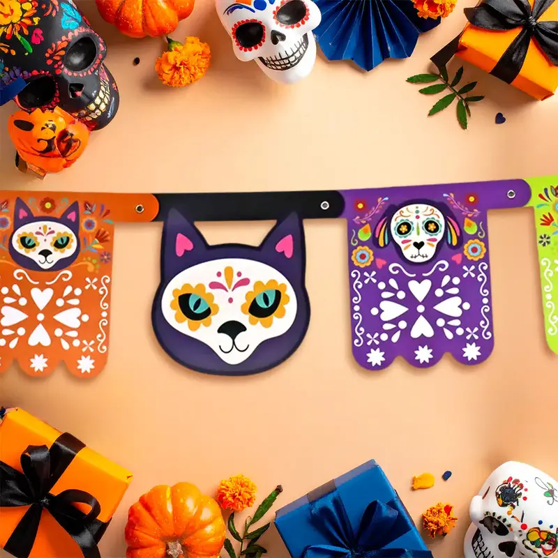Animales, Banner, Diseño De Día De Muertos 2