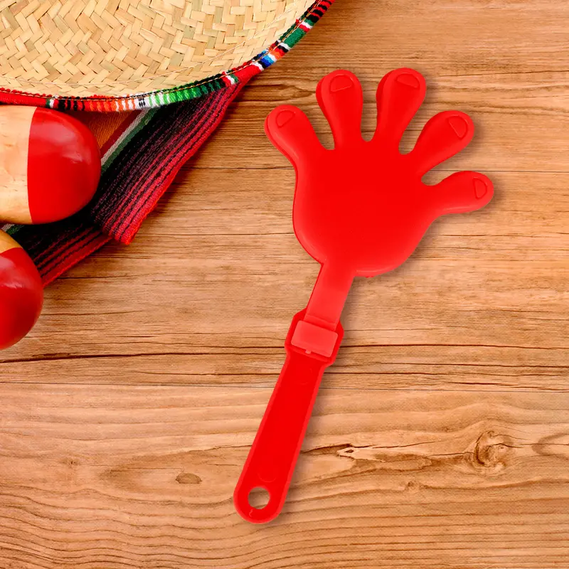Aplaudidores En Forma De Mano Color Rojo Para Fiestas Patrias 2