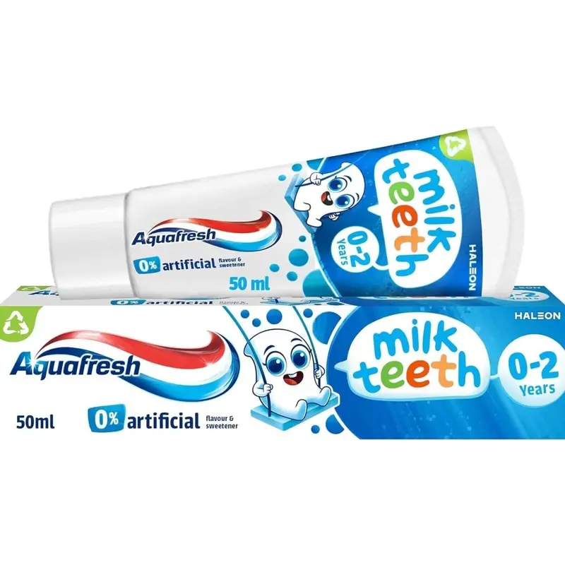 Aquafresh Milk Teeth Toothpaste 0-2 Years 50Ml 1
