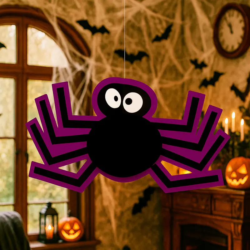Araña, Decoración Colgante De Papel 1