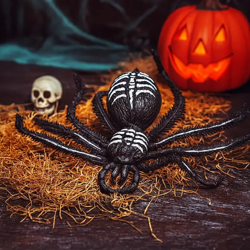 Araña, Plástico, Decoración Halloween 1