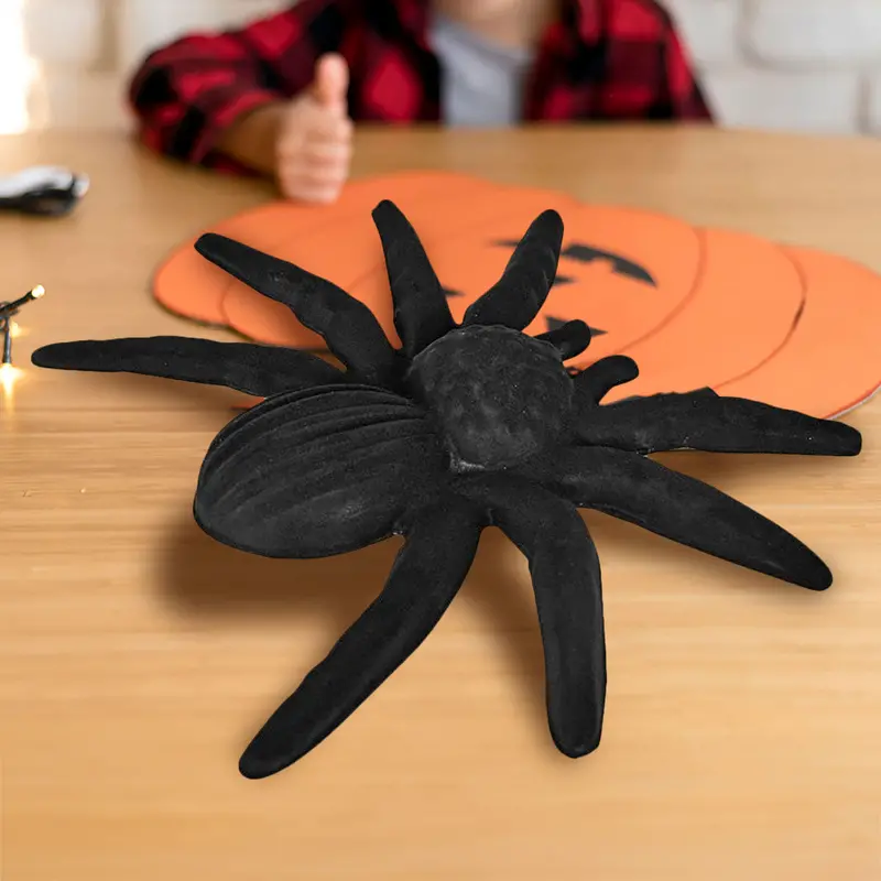 Araña, Textura Terciopelo, Color Negro 1