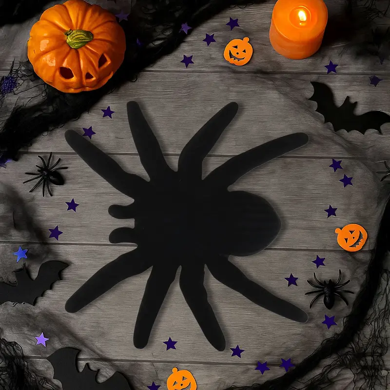 Araña, Textura Terciopelo, Color Negro 2