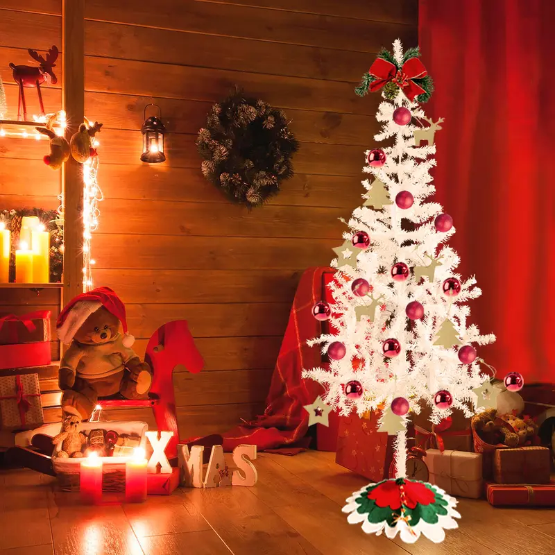 Árbol Color Blanco Para Navidad, 1.5M 1