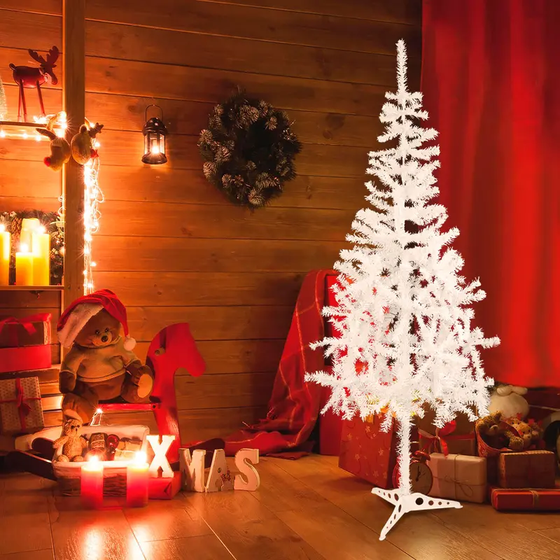 Árbol Color Blanco Para Navidad, 1.5M 2