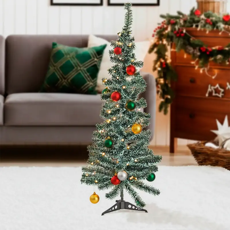Árbol De Navidad Nevado, 90 Cm 1