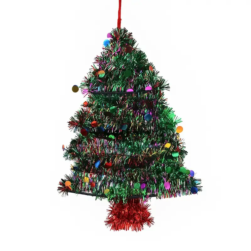 Árbol Navideño Decorativo De Tinsel 1