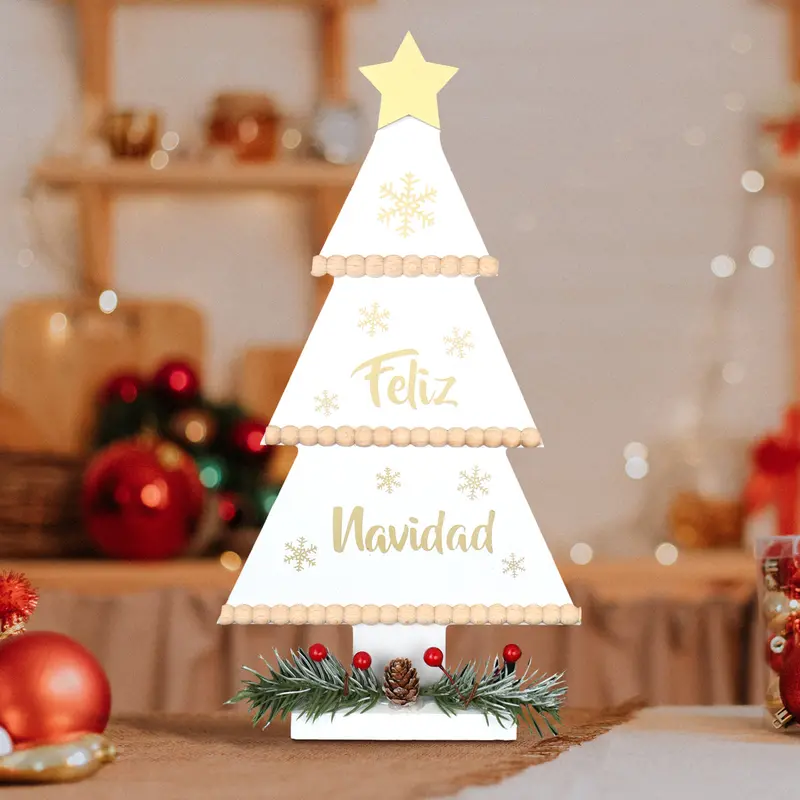 Árbol Navideño Para Decoración "Feliz Navidad" 2