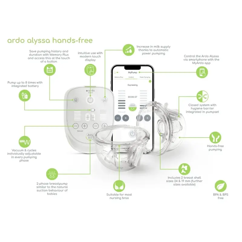 Ardo Alyssa Hands Free Breast Pump 2