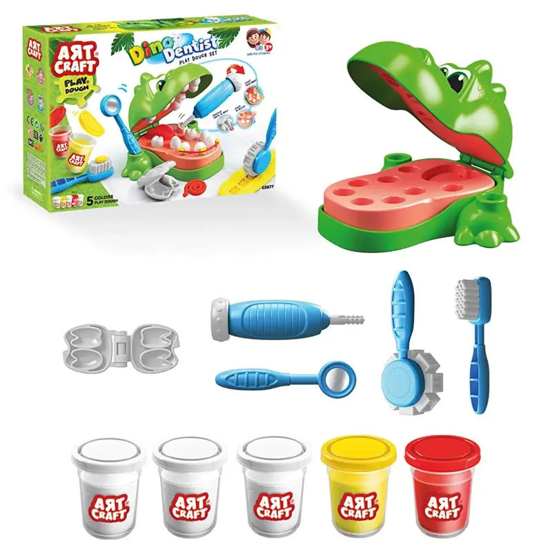 Artcraft Dino Dentist Play Dough Set 1
