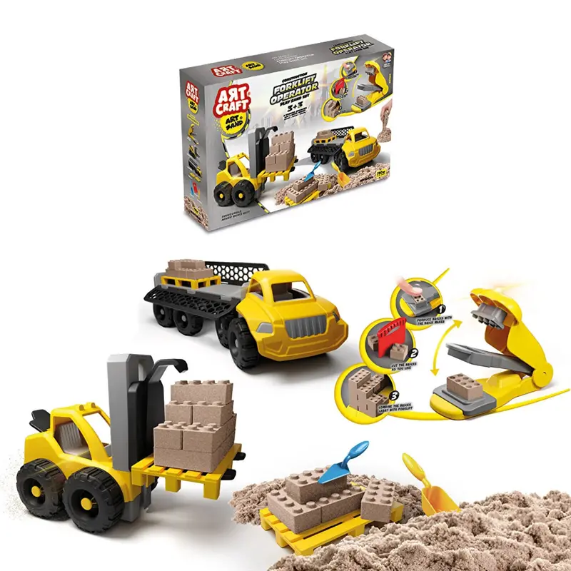 Artcraft Forklift Operator Play Sand Set 750 Gr 1