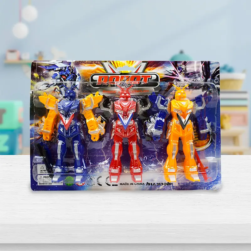 Asombroso Set Con 3 Robots 1