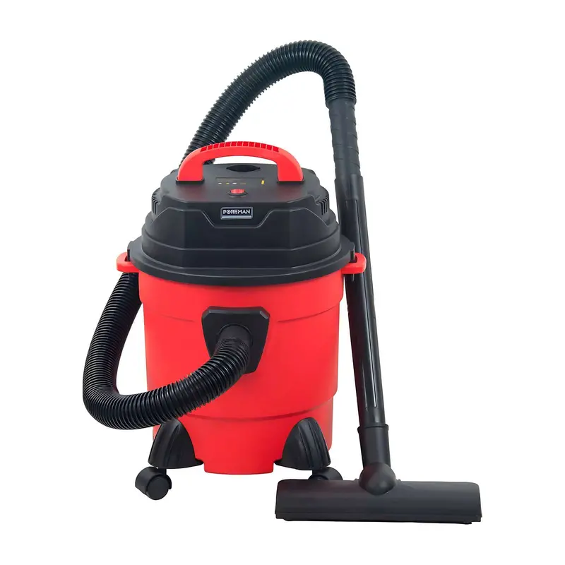 Aspiradora Foreman 15 Litros Para Sólidos Y Líquidos Roja Fotigg15l 1