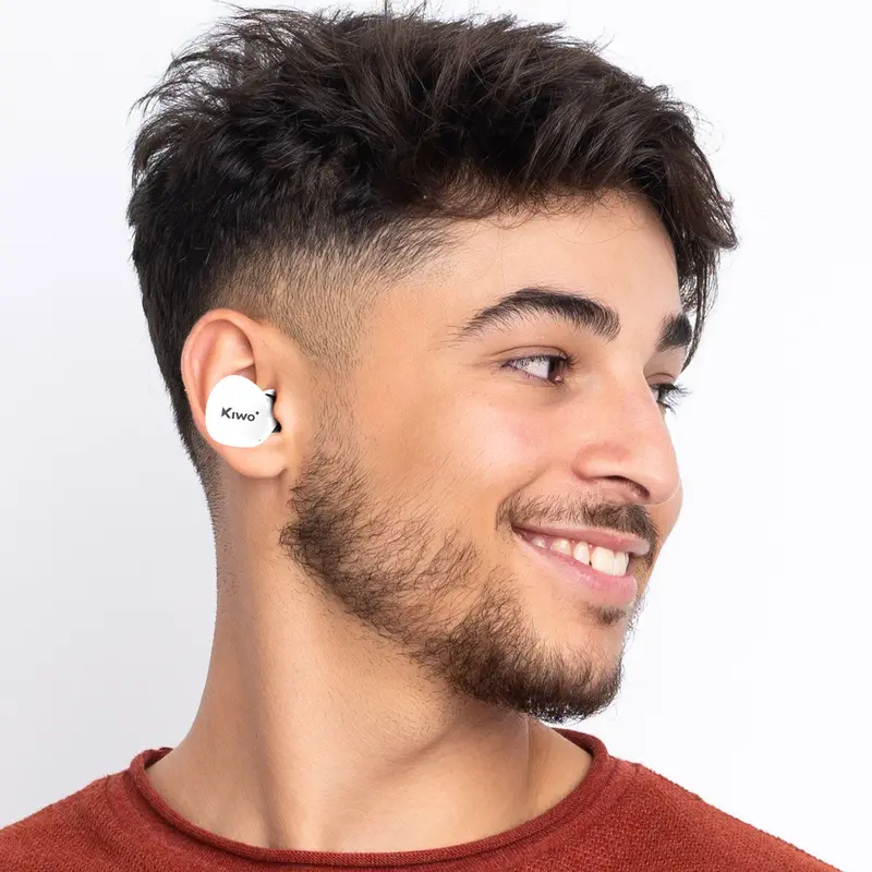 AudãFonos Inalã¡Mbricos True Wireless Poe Color Blanco, Kiwo 2