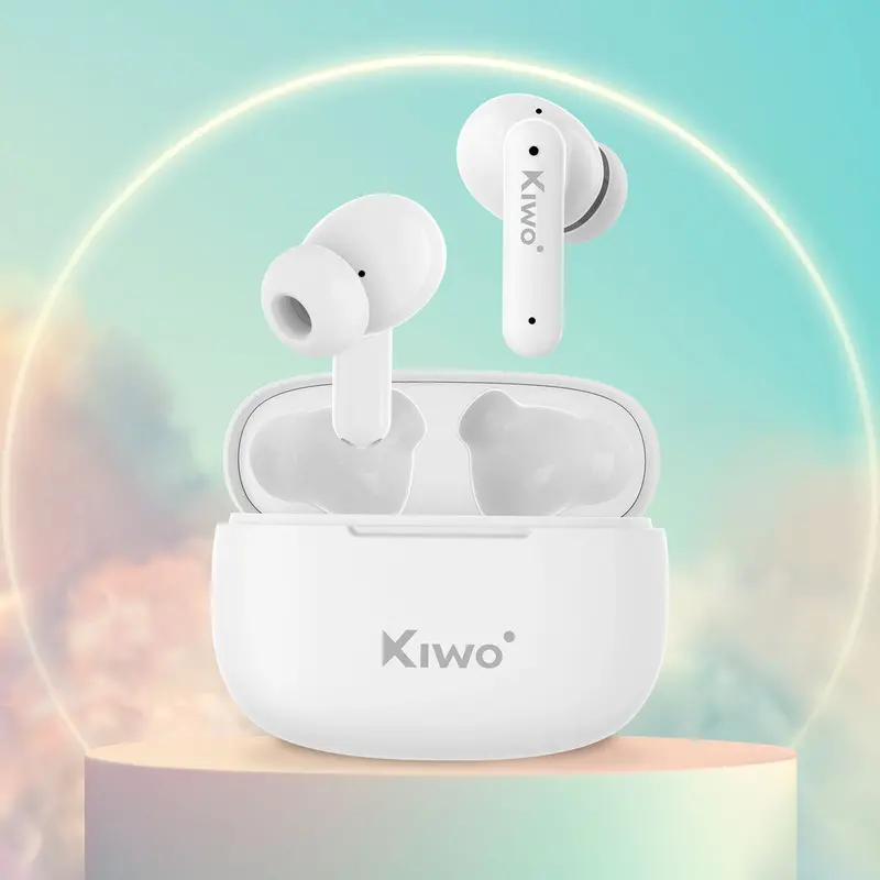 Audífonos Inalámbricos True Wireless Nai Color Blanco, Kiwo 1