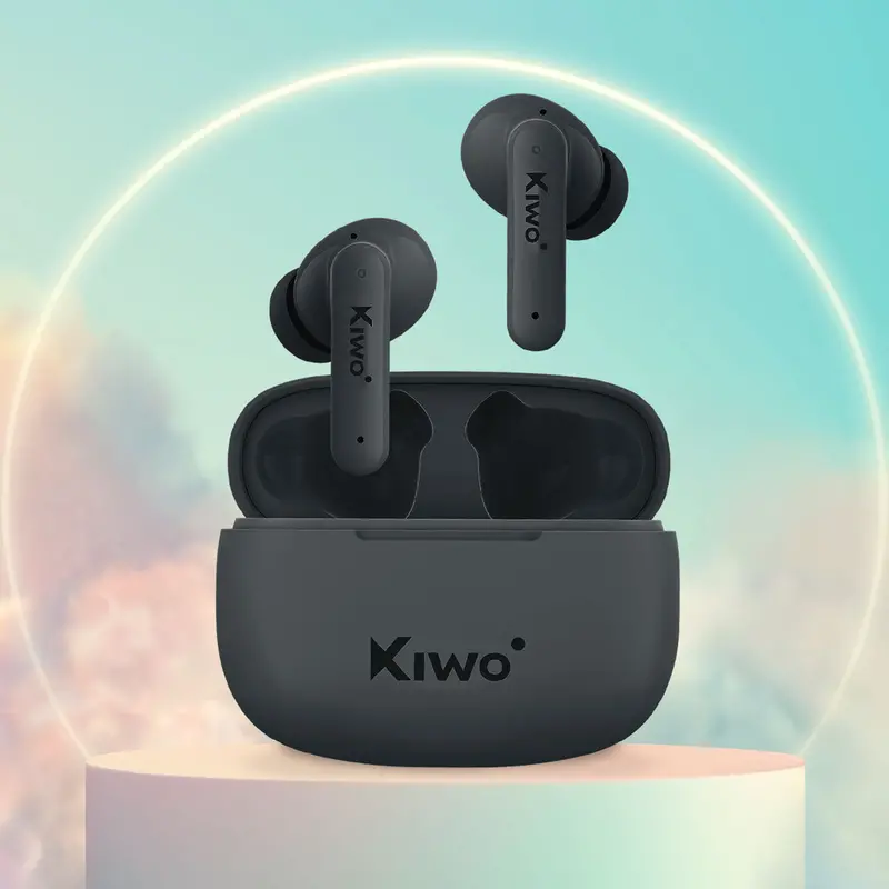 Audífonos Inalámbricos True Wireless Nai Color Negro, Kiwo 1