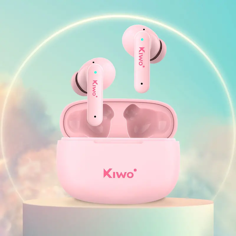 Audífonos Inalámbricos True Wireless Nai Color Rosa, Kiwo 1