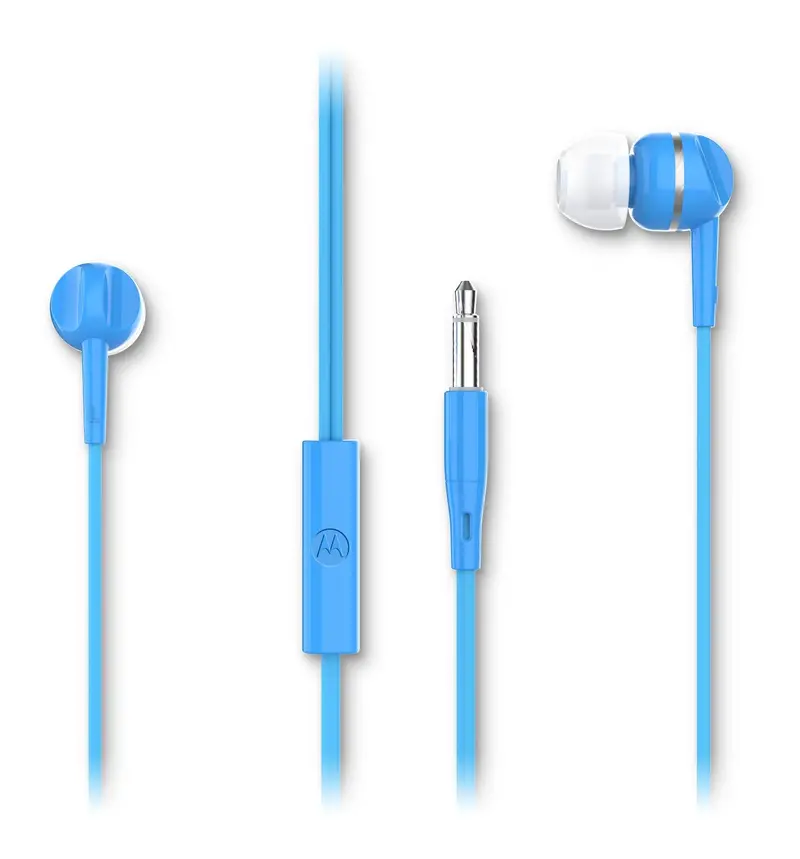 Audífonos Motorola Earbuds 105, Color Azul 1