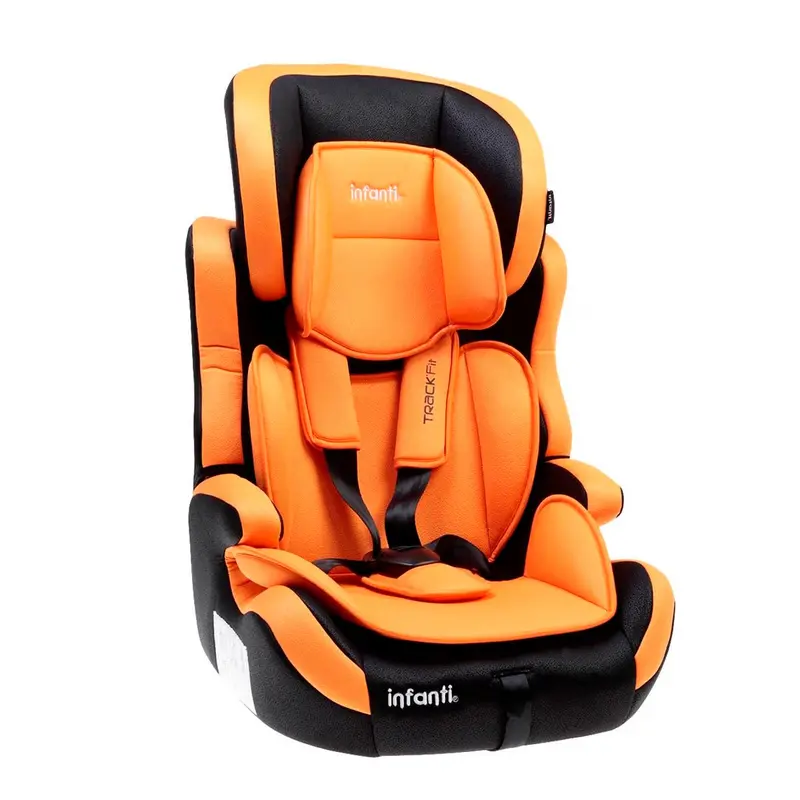 Autoasiento Tipo Booster, Color Naranja Con Negro, Infanti 1