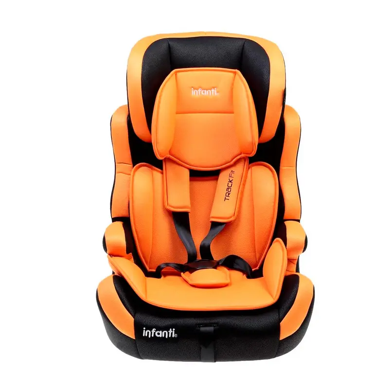 Autoasiento Tipo Booster, Color Naranja Con Negro, Infanti 2