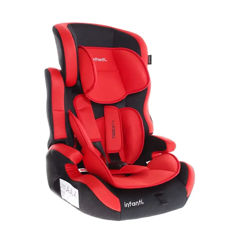 Autoasiento Tipo Booster, Color Rojo Con Negro, Infanti 1