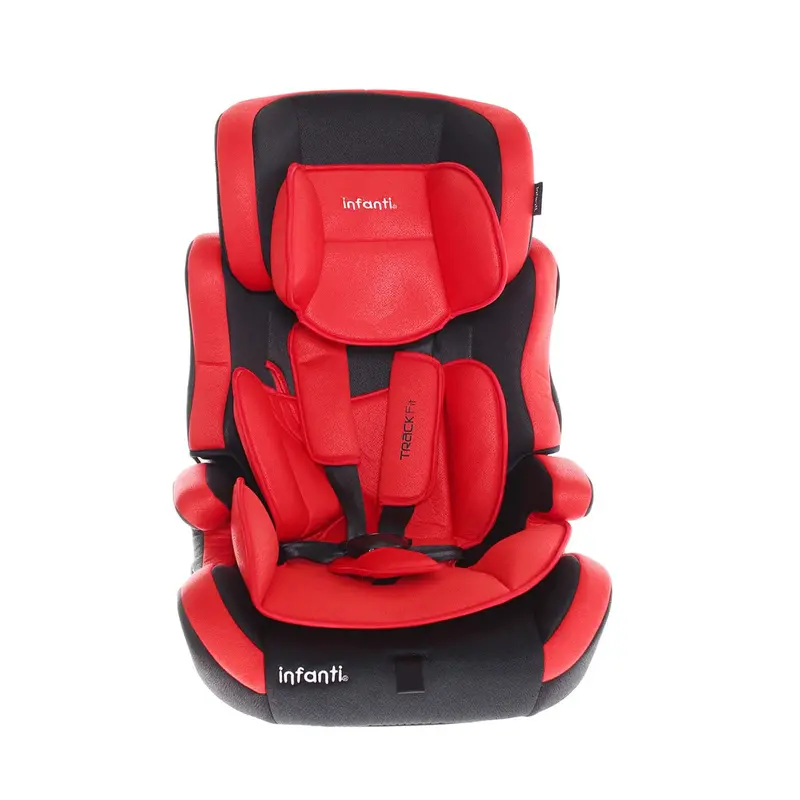 Autoasiento Tipo Booster, Color Rojo Con Negro, Infanti 2