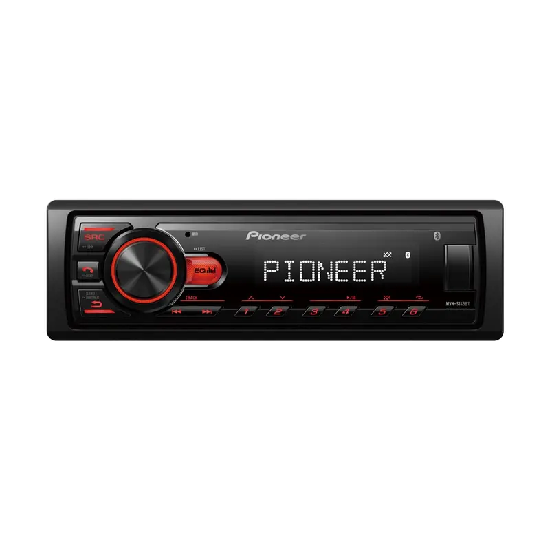 Autoestéreo Bluetooth Pioneer 1 Din Mvh-S145bt 1