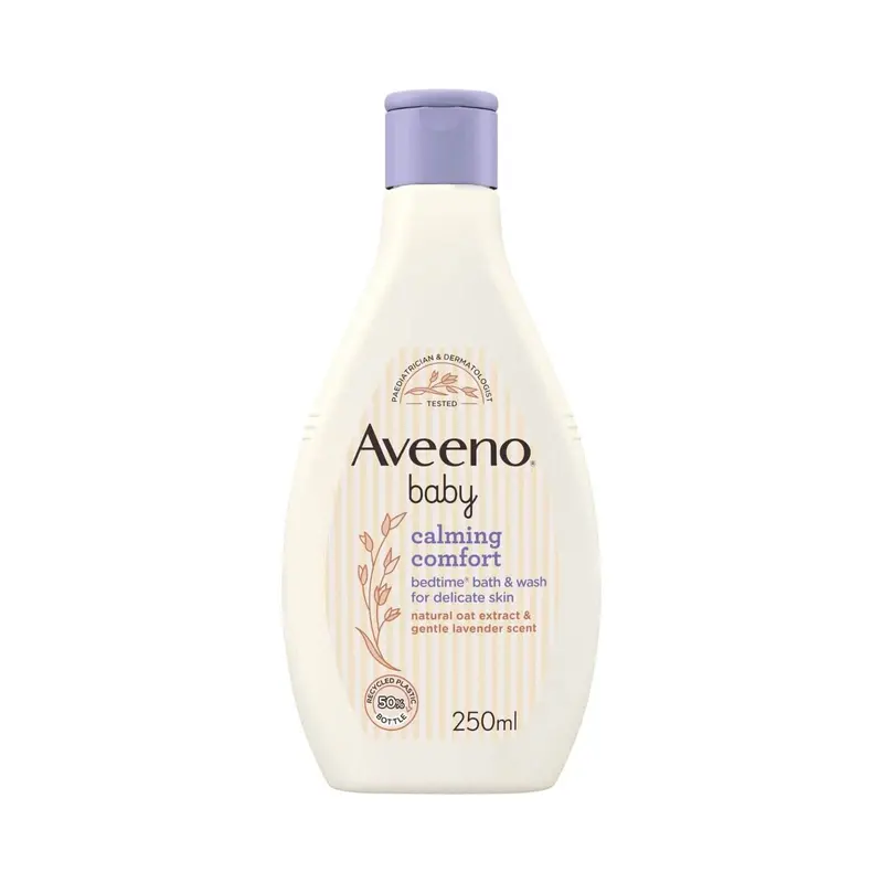 Aveeno Baby Calming Comfort Bedtime Bath And Wash 250Ml 1