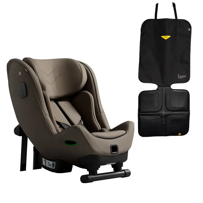 Axkid Minikid 4 Max R129 Car Seat In Driftwood Beige 1