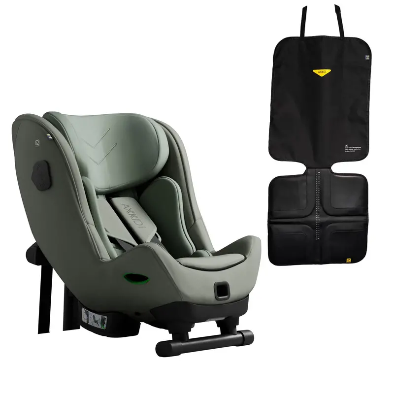 Axkid Minikid 4 Max R129 Car Seat In Nordic Bloom Green 1